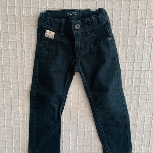 Mexx boys pants size 98 cm, black and blue