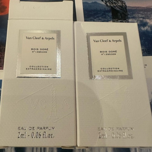 Van Cleef & Arpels Bois Doré two authentic 2x2ml samples new