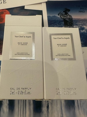 Van Cleef & Arpels Bois Doré two authentic 2x2ml samples new