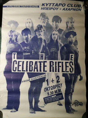 Αφίσα Celibate Rifles live στο Κυτταρο μεταχειρισμένη, 50x70cm