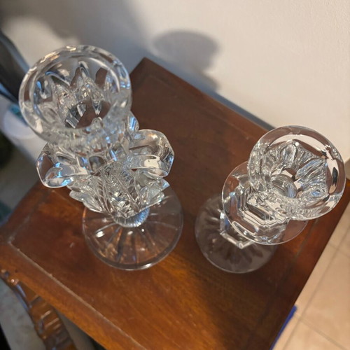 Crystal candlesticks like new
