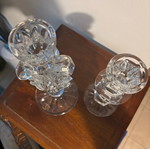 Crystal candlesticks like new