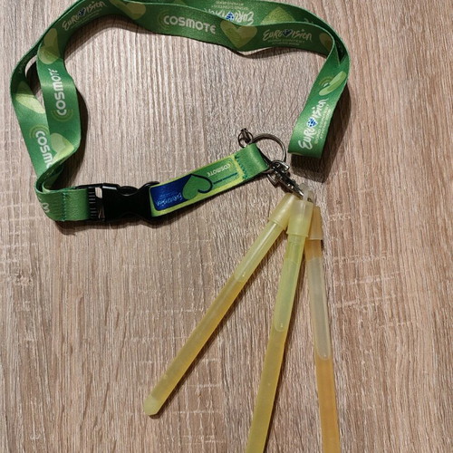 Eurovision 2006 Athens Keychain neck strap new