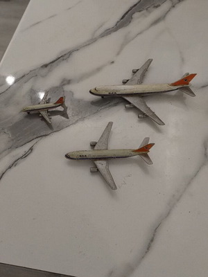 South African Airlines Metal Miniature Airplanes like new
