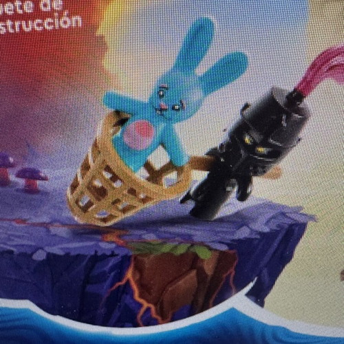 Lego Dreamzzz 71453 set with missing figure, rabbit and basket