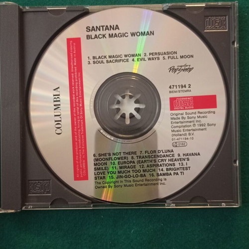 Black Magic Woman CD by Carlos Santana like new, rock