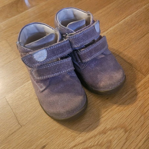 Geox kids boots used, size 23, shiny pink