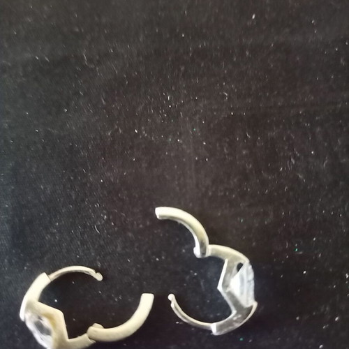 Silver 925 hoop earrings like new, small 1.5 cm