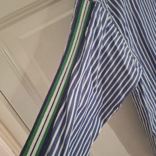 Zara Striped Shirt with Design in Excellent Condition