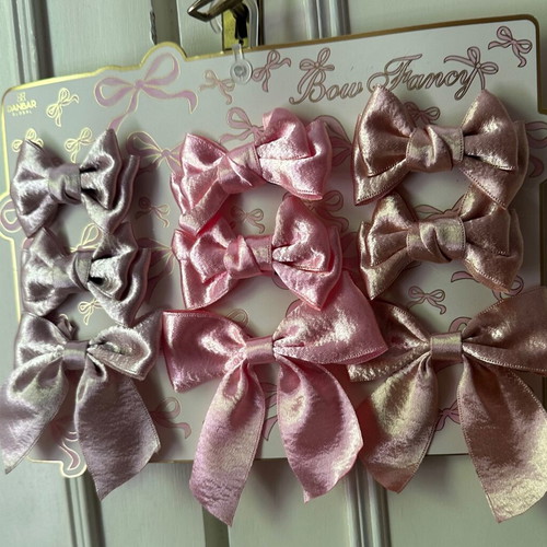 Fancy bows for girls in three colors with gift shorts TRAX Original No. 6 new