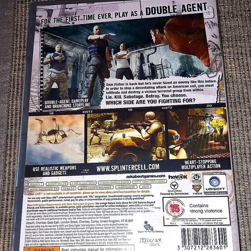 Tom Clancy's Splinter Cell Double Agent Xbox 360 Classics new, sealed