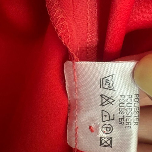 Red outerwear size 46 like new