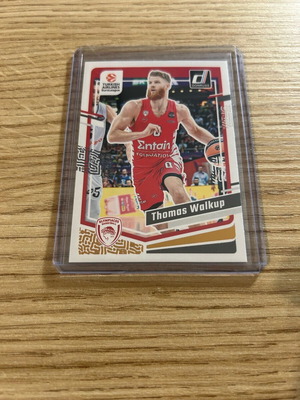 Thomas Walkup Olympiacos Panini EuroLeague 2023-24 card new