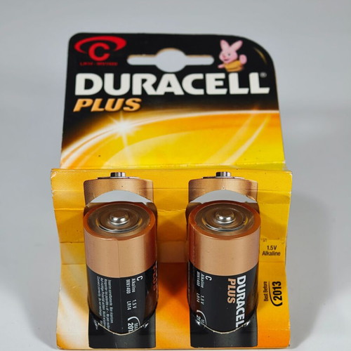 Duracell Plus Vintage C LR14 Batteries 2-Pack used