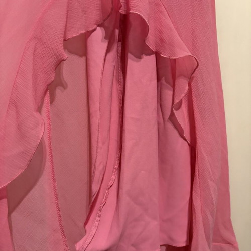 Bershka long airy dress fuchsia pink new, size small
