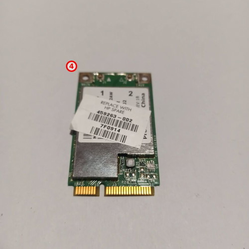Laptop modem and WiFi cards used, set