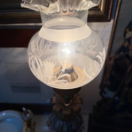 Sevres lamp used like new, height 53cm