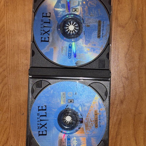 Myst III Exile PC game used, deluxe 4 CD edition