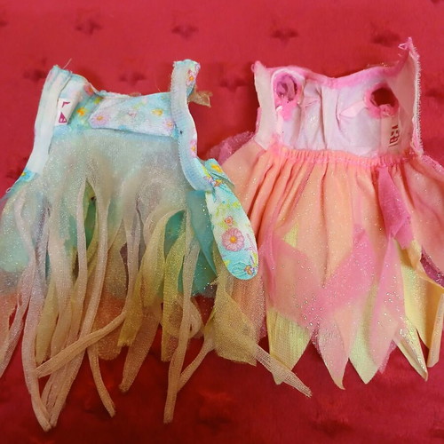 Barbie doll dresses, set of 2 fairy dresses