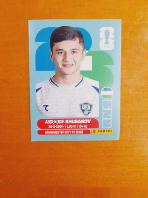 Abdukodir Khusanov Panini FIFA World Cup 2026 sticker