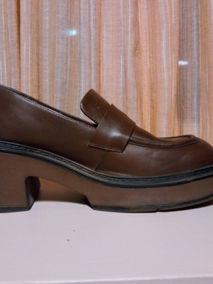 Gino Rossi moccasin shoes like new, size 40, brown leather