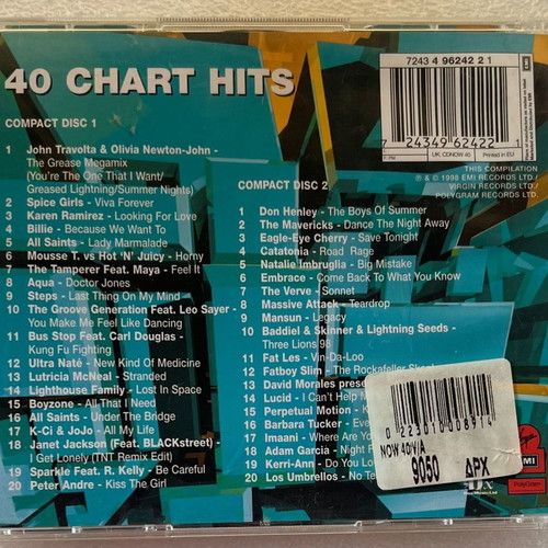 Now That's What I Call Music 40 2CD used, pop