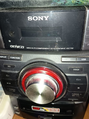 Sony Genezi MHC-79 μίνι Hi-Fi ηχοσύστημα με τηλεχειριστήριο και κεραία