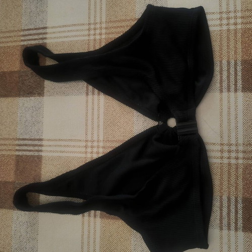 Bikini top used M&S size 36 black