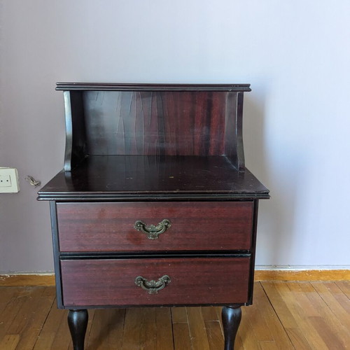 Bedroom nightstand set made of solid wood like new