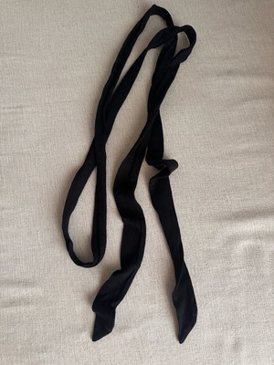 Ζώνη υφασμάτινη μαύρη, σαν καινούργια, μέγεθος 95