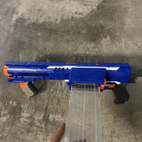 Nerf toy blasters, set of 9, used