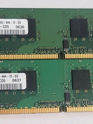 2 x 512MB PC2 4200U RAM μεταχειρισμένη