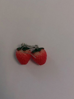Strawberry earrings new