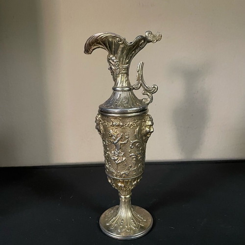 Amphora used bronze/brass 23cm 60s