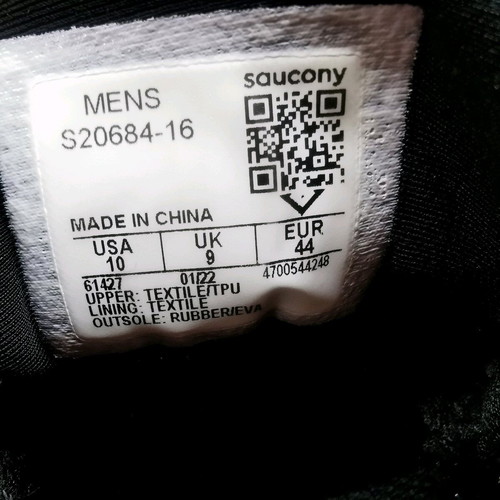 Saucony Guide 15 running shoes like new, size 44, blue