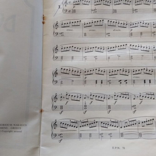 Duvernoy Op. 176 Piano Book used, elementary studies