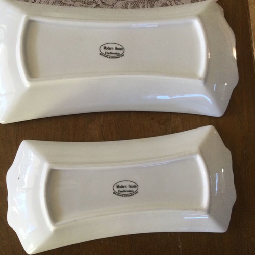 Small serving platters like new, set of 2 pieces