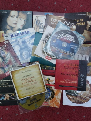 3 DVDs and 18 CD ROMs with E-book like new, social and historical documentaries