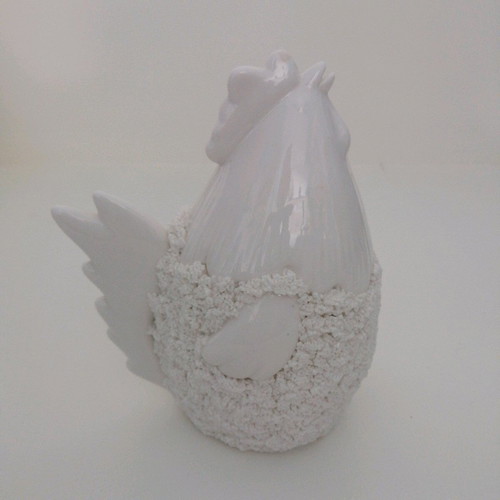 Porcelain hen like new, vintage decorative handmade