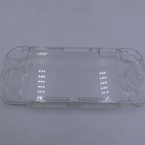 Hard clear plastic case cover front back for Nintend Switch Lite console used