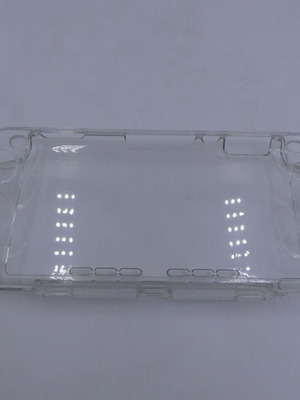 Hard clear plastic case cover front back for Nintend Switch Lite console used