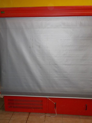 Self Service Refrigerated Display Case with Curtain used