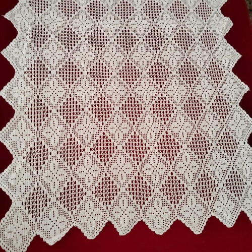 Crocheted doily new 0.60x0.65