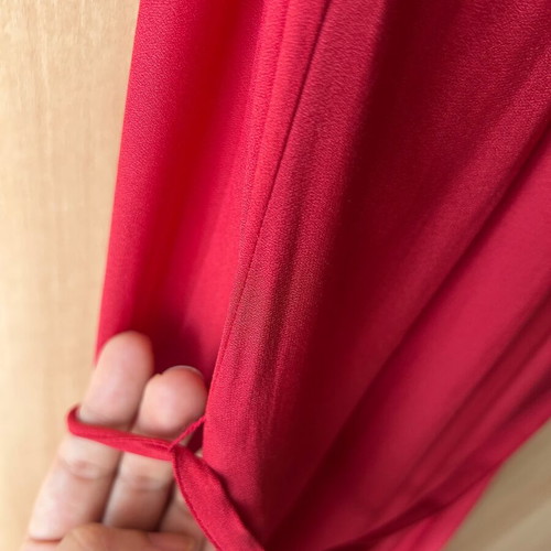 Zara maxi dress red summer like new, size L