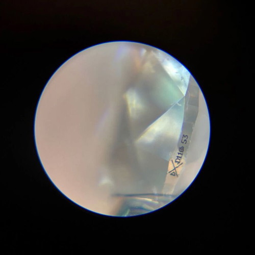 Diamond Jools solitaire ring 0.15ct brilliant cut, 18k white gold, new