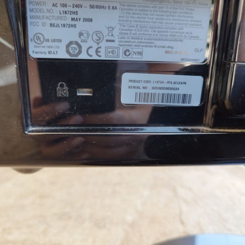 LG Flatron computer monitor
