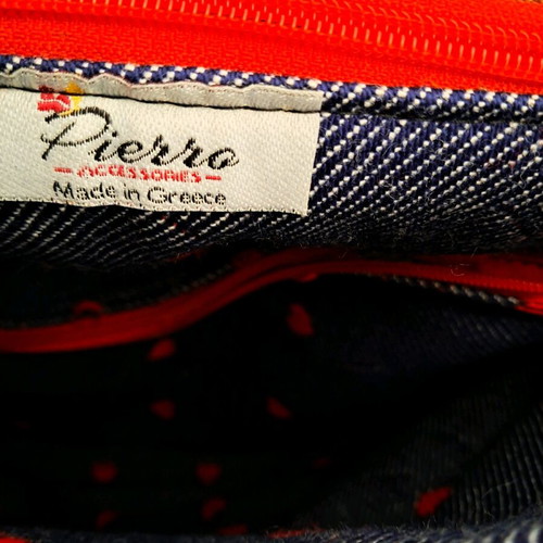 Pierro bag made of eco leather like new, tan with leopard print