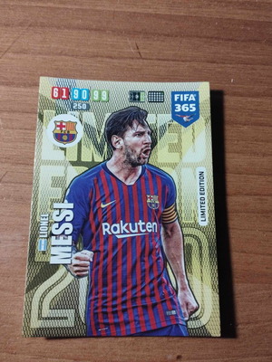 FIFA 365 Adrenalyn 2020 Lionel Messi Limited Edition κάρτα καινούργιο