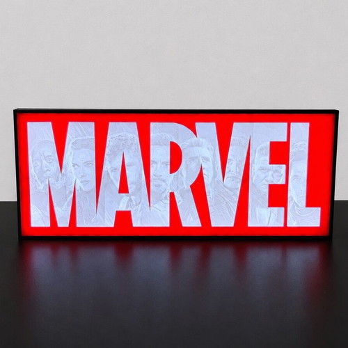 Marvel LED illuminated 3D sign new