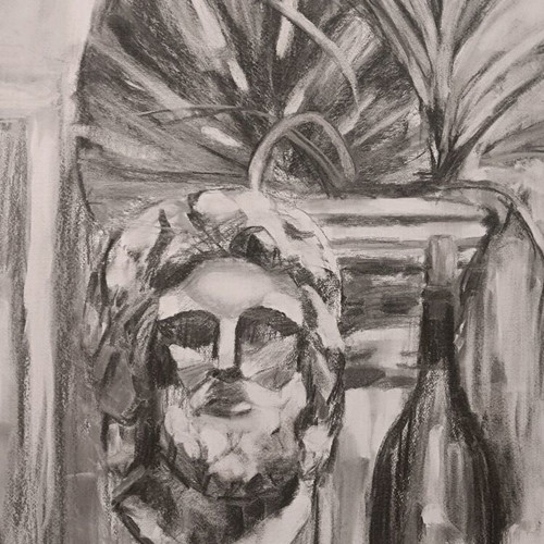 Charcoal Drawing Art Work